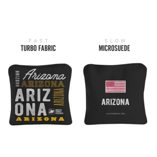 Gameday Arizona Football Synergy Pro Black Cornhole Bags (Set of 4) image {1}