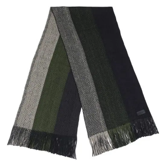 Mio Marino | King Striped Knit Scarf image {12}