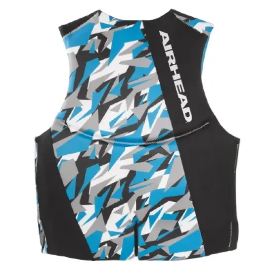 Airhead Men's Camo Cool Kwik Dry Neolite Flex Life Jacket Vest - Blue image {1}