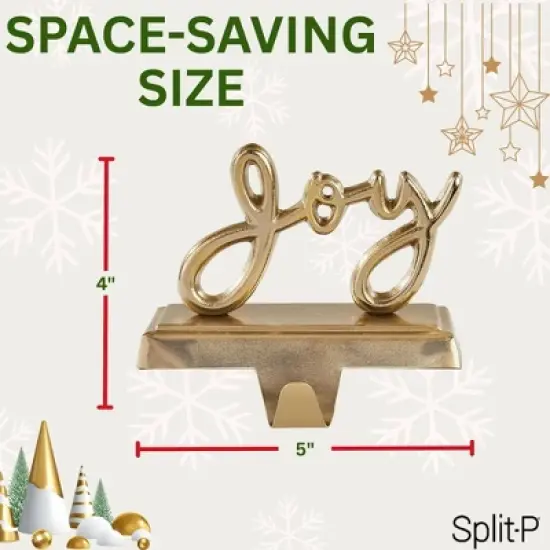 Split P Joy Stocking Hanger image {1}