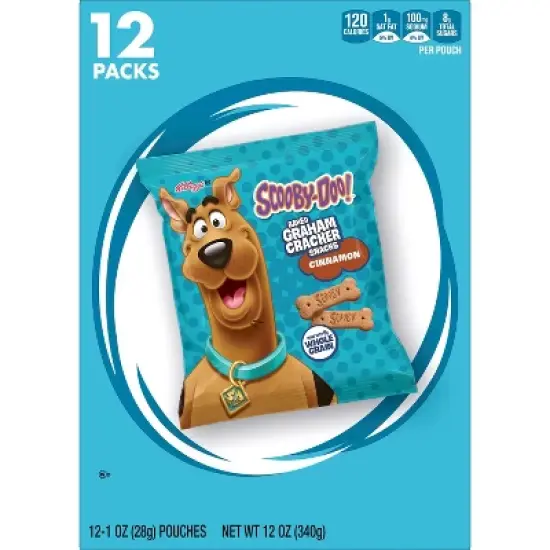 Kellogg Scooby-Doo! Cinnamon Baked Graham Cracker Sticks - 12oz/12ct image {1}