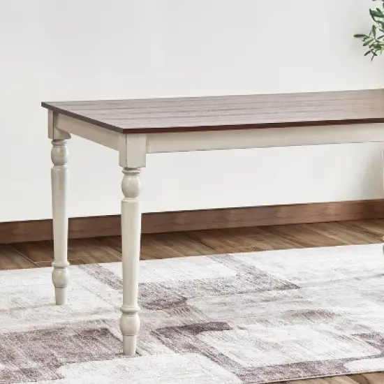 7pc Lafayette Wood Dining Set - Vifah image {3}