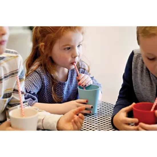 8.5oz 4pk Bamboo Fiber Kids Cups - Red Rover image {5}