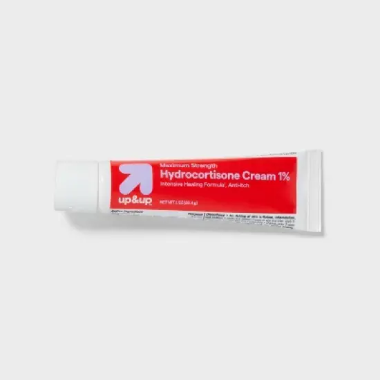 Anti-Itch 1% Hydrocortisone Maximum Strength Intensive Healing Cream - 1oz - up&up&trade; image {2}