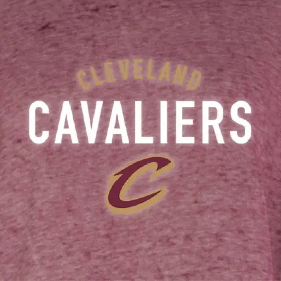 NBA Cleveland Cavaliers Women's Burnout Crew Neck Fleece Sweatshirt image {3}