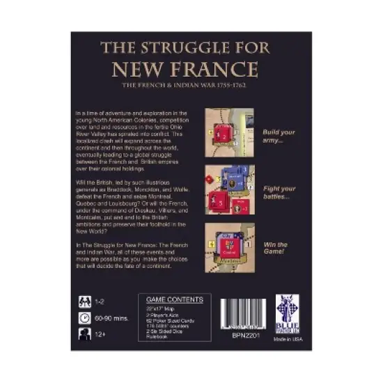 Struggle for New France (Second Edition) Board Game image {1}
