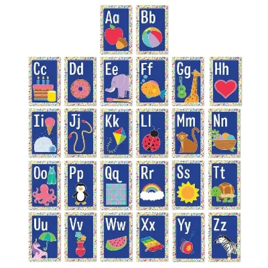 Carson-Dellosa Mini Posters: Alphabet Cards Poster Set (106059) image {2}