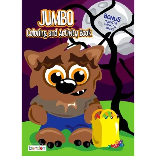 Bendon Werewolf Halloween Coloring Book image {4}