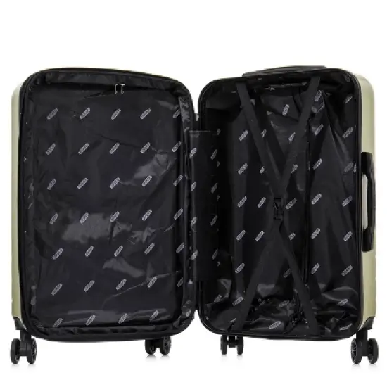 DUKAP Zahav Lightweight Hardside Spinner 3pc Luggage Set - Green image {3}