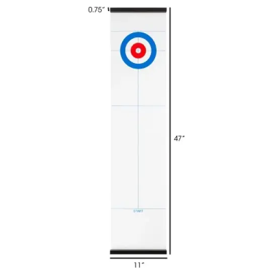 Toy Time Portable Magnetic Tabletop Curling Game image {1}