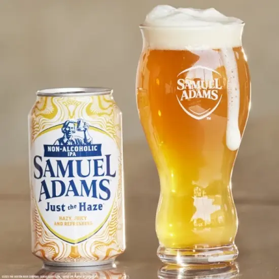 Sam Adams Just the Haze Non-Alcoholic IPA Beer - 6pk/12 fl oz Cans image {10}