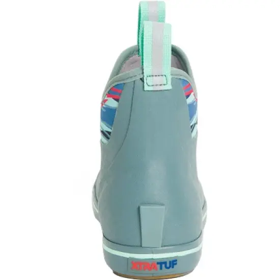 Women's Xtratuf 6 in Beach Glass Ankle Deck Boot, XWAB2BG, Blue image {3}
