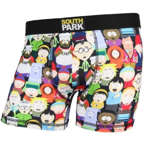 South Park Men's Allover Character Design Boxer Briefs Underwear image {3}