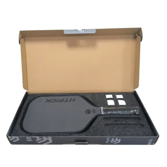 Aukfa Carbon Fiber Pickleball Paddle &ndash; Cold Pressed, 16mm Polypropylene Core, Fabric Surface, Elongated Shape image {7}