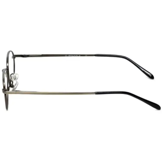 Calabria Metal Flex Designer Reading Glasses Model M in Ant-Pewter 48mm X-SMALL image {2}