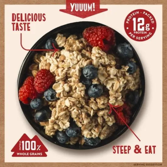 Kodiak Protein-Packed Instant Oatmeal Maple & Brown Sugar - 6ct image {2}