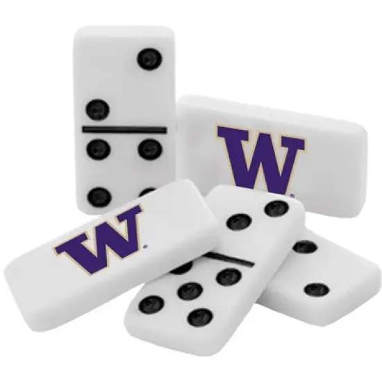 MasterPieces Officially Licensed NCAA Washington Huskies 28 Piece Dominoes Game for Adults image {2}