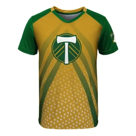 MLS Portland Timbers Boys' Sublimated Poly Jersey image {1}