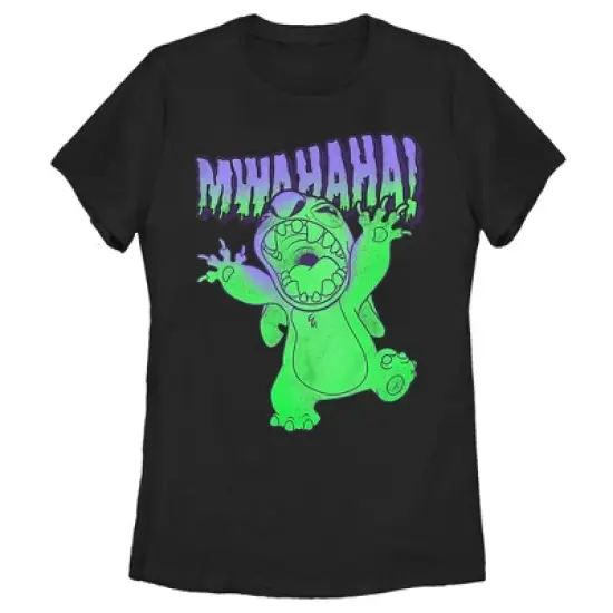 Women's Lilo & Stitch Mwahaha Halloween Horror T-Shirt image {3}