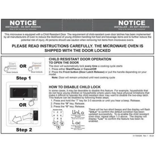 GE Countertop Microwave Oven 700 W 0.7 Cu Ft Steel + 2 Year Warranty & Oven Mitt image {6}