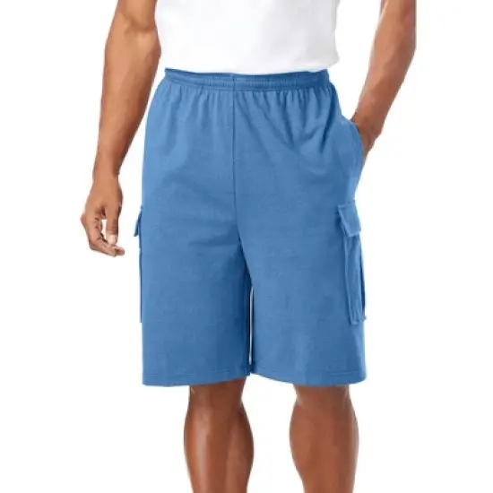 KingSize Men's Big & Tall Lightweight Jersey Cargo Shorts image {8}