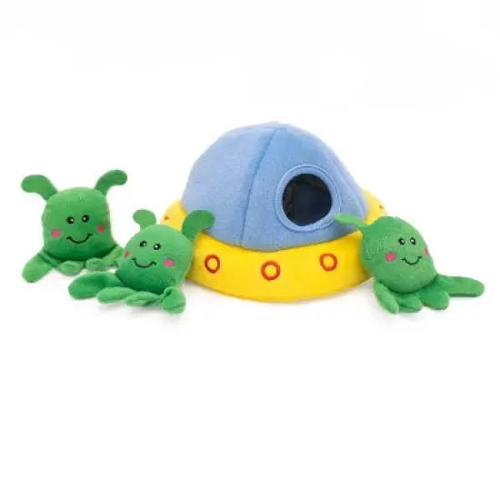 ZippyPaws Alien Burrow Dog Toy image {1}