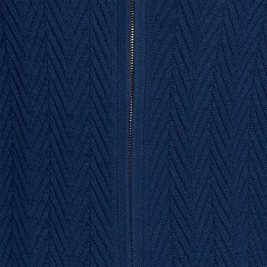 Lands' End Men's Cotton Drifter Zip Cardigan image {2}