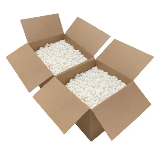 UOFFICE  6 Cu. Ft. Anti-Static Packing Peanuts Bio-Degradable Environmentally Friendly Void Fill image {7}