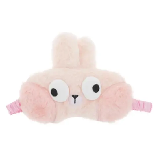 Unique Bargains Portable Rabbit Not Adjustable Eye Mask Pink 1 Pc image {3}