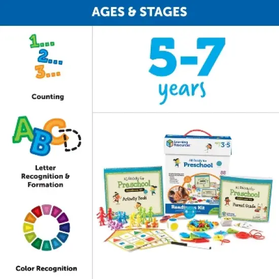 Learning Resources All Ready for Preschool Readiness Kit image {4}