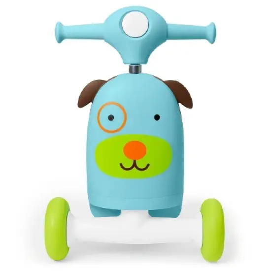 Skip Hop Kids' 3-in-1 Ride On Scooter and Wagon Toy - Dog image {2}