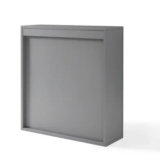 Tara Wall Decorative Wall Cabinet Gray - Crosley image {4}