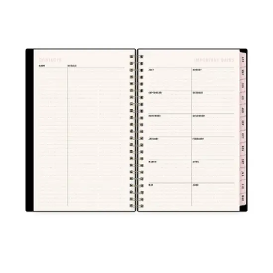 Blue Sky Brook Gossen Planner Pocket 5"x8" Weekly/Monthly Wirebound 15 Month Rainbow City Undated image {7}