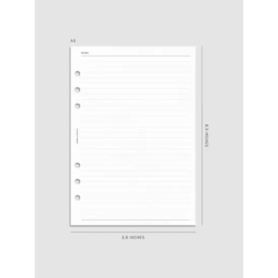 2026 Dated Daily Planner Insert | Monday Start | Cloth & Paper image {9}