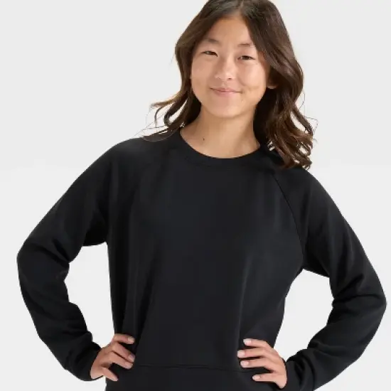 Girls' Airy Sleek Pullover Sweatshirt - All In Motion&trade; image {2}