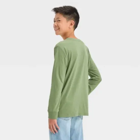 Boys' Jeep Long Sleeve Graphic T-Shirt - art class&trade; Green image {2}