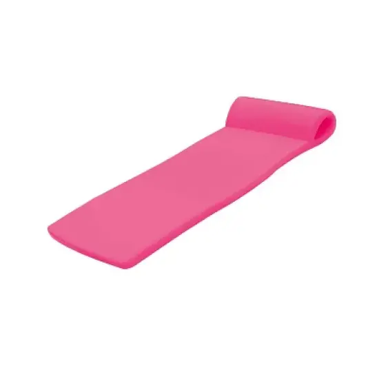 TRC Recreation Super Soft Sunsation Foam Pool Loungers, Pink and Bahama Blue image {1}