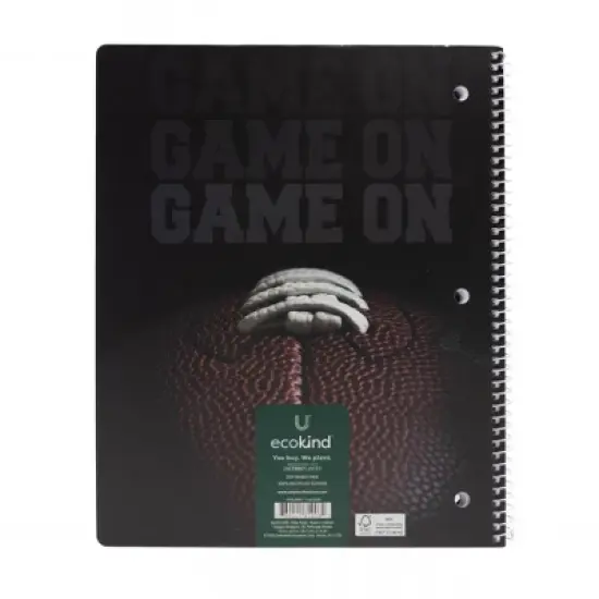 Continental Accessory Game On Football Subject Notebook 80ct Wide Ruled, School Supplies image {3}