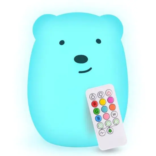 LumiPets LED Kids' Night Light Lamp with Remote image {5}
