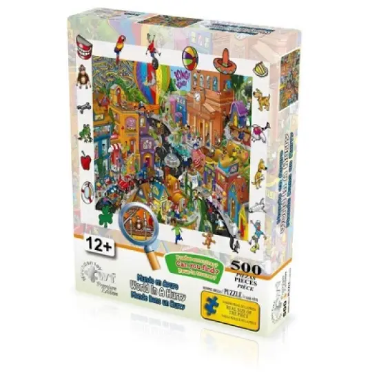 Wuundentoy Premium Edition: World in a Hurry Jigsaw Puzzle - 500pc image {3}