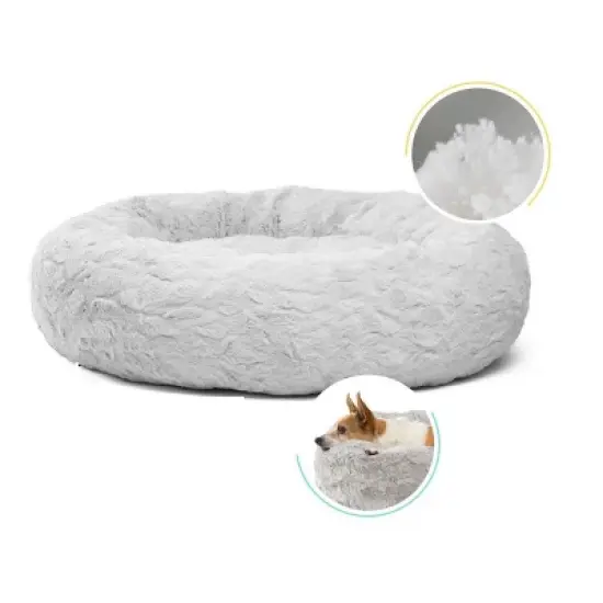 Best Friends by Sheri Donut Lux Dog Bed image {1}