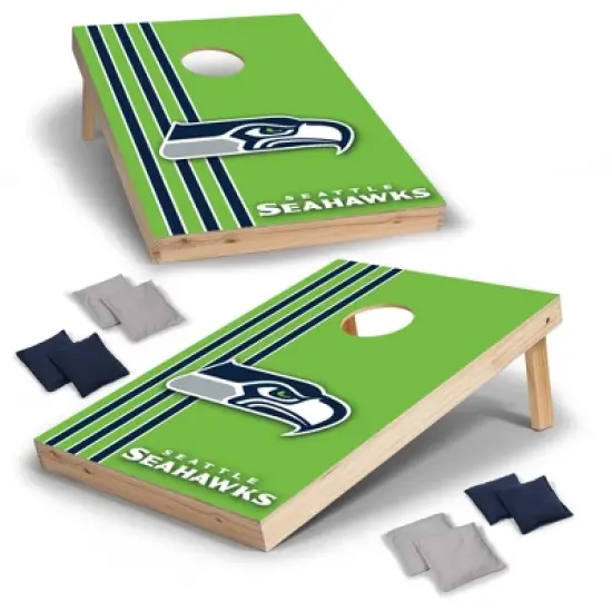 NFL Seattle Seahawks 2'x3' Wood Cornhole Set image {7}