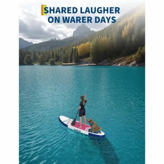 Inflatable Paddle Board 10'6", Stand Up Paddle Board with Camera Mount, SUP for Youth & Adults with Premium Accessories, Perfect for Sea and Lakes image {3}