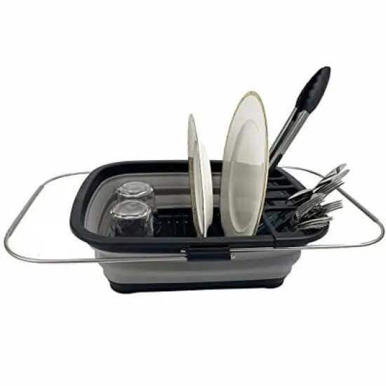 SAMMART 8L (2.11Gallons) Expandable Collapsible Dish Drainer image {5}
