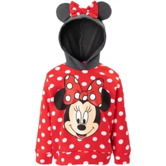 Disney Minnie Mouse Mickey Goofy Donald Duck Daisy Girls Pullover Hoodie Toddler image {10}