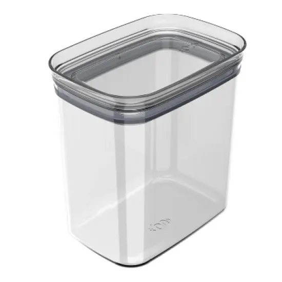 OU Airtight Food Storage Container 6.3 cup, BPA Free Clear Plastic Food Storage Container with Leak Proof Lid, Stackable Kitchen Pantry Organizer image {8}
