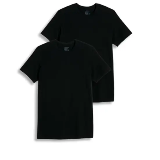 Jockey Men's Slim Fit Cotton Stretch Crew Neck T-Shirt - 2 Pack image {2}