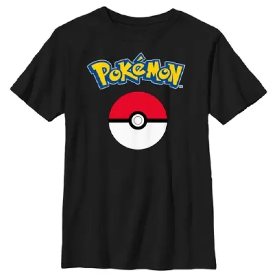 Boy's Pokemon Classic Logo T-Shirt image {4}