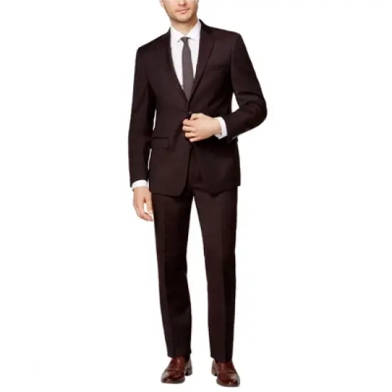 Calvin Klein Mens Slim fit 2 piece Two Button Formal Suit image {1}