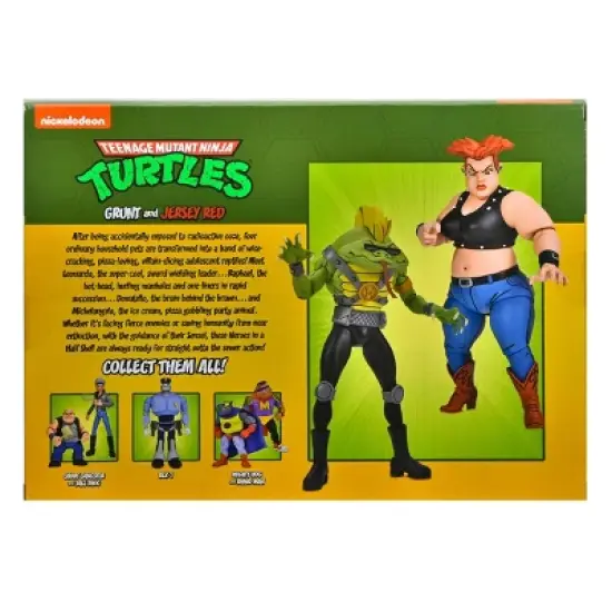 Teenage Mutant Ninja Turtles - Cartoon Jersey Red & Grunt 7" Action Figures 2pk image {3}